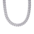 Materials & Specs  Gender: MensSize: 20MM 22INMetal: MoissaniteCt Wt: 55.59Setting: ProngStone: MoissaniteColor: RPDia Type: Moissanite