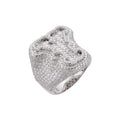 Sterling Silver Round Baugette Moissanite Albhabet Y letter Initial SZ 10 Mens Ring RP 6-7/8 Cttw